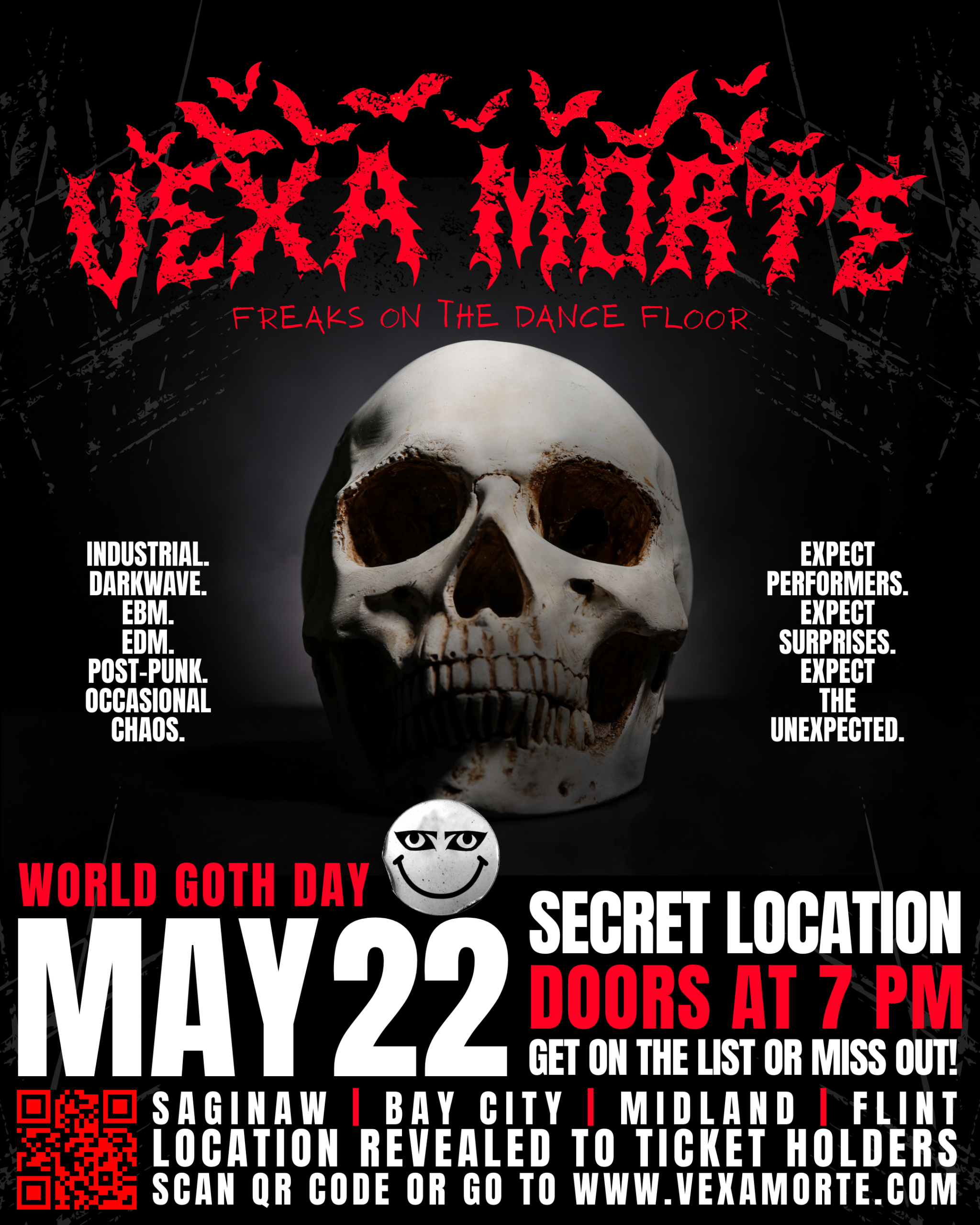 Freaks on the Dance Floor Ad Midnight Brunch at Blood, Leather & Rock Gods immersive drag event